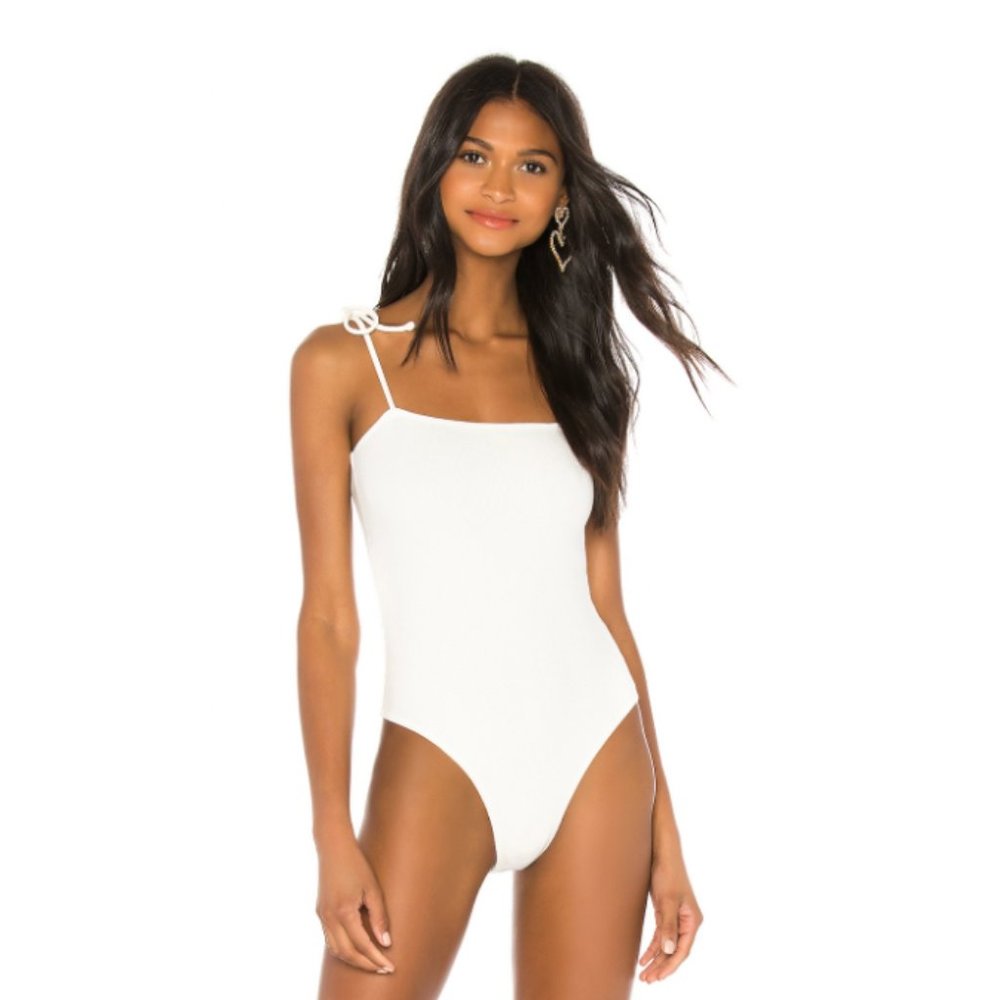 Revolve Amuse Society Pineapple Kiss Bodysuit S